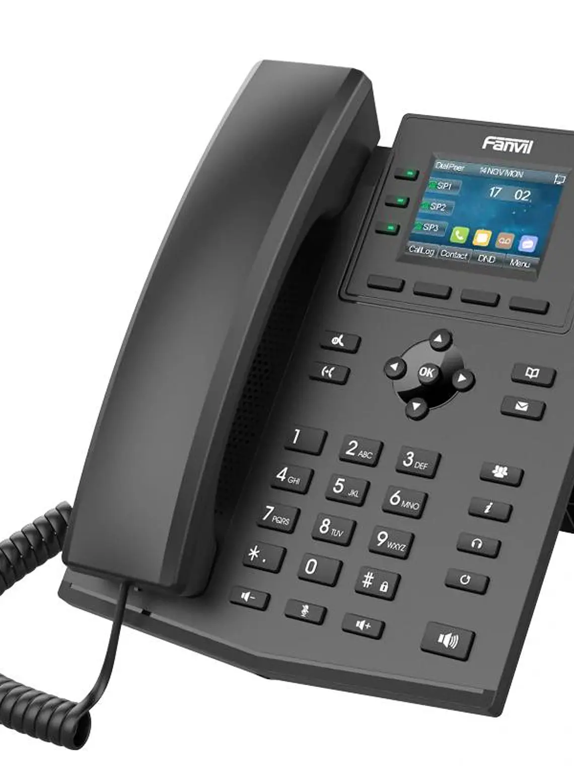 Fanvil X303G, 4 líneas SIP, con Gigabit, sin PSU 2