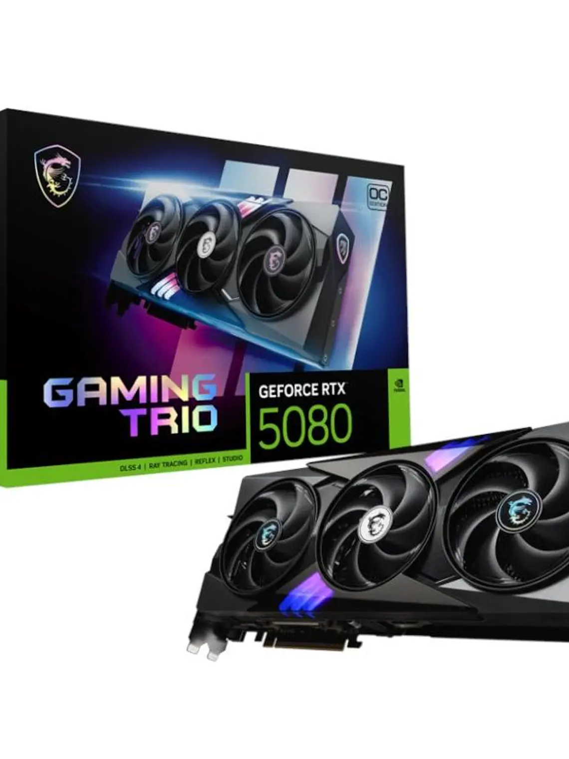 MSI VGA NVIDIA RTX 5080 16G GAMING TRIO OC DDR7 3