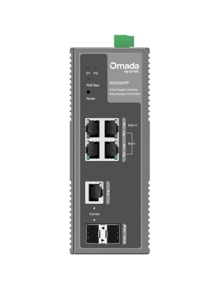 TP-Link IES206GPP Switch 1xG PoE++ 3xG PoE+ 1xSFP 2