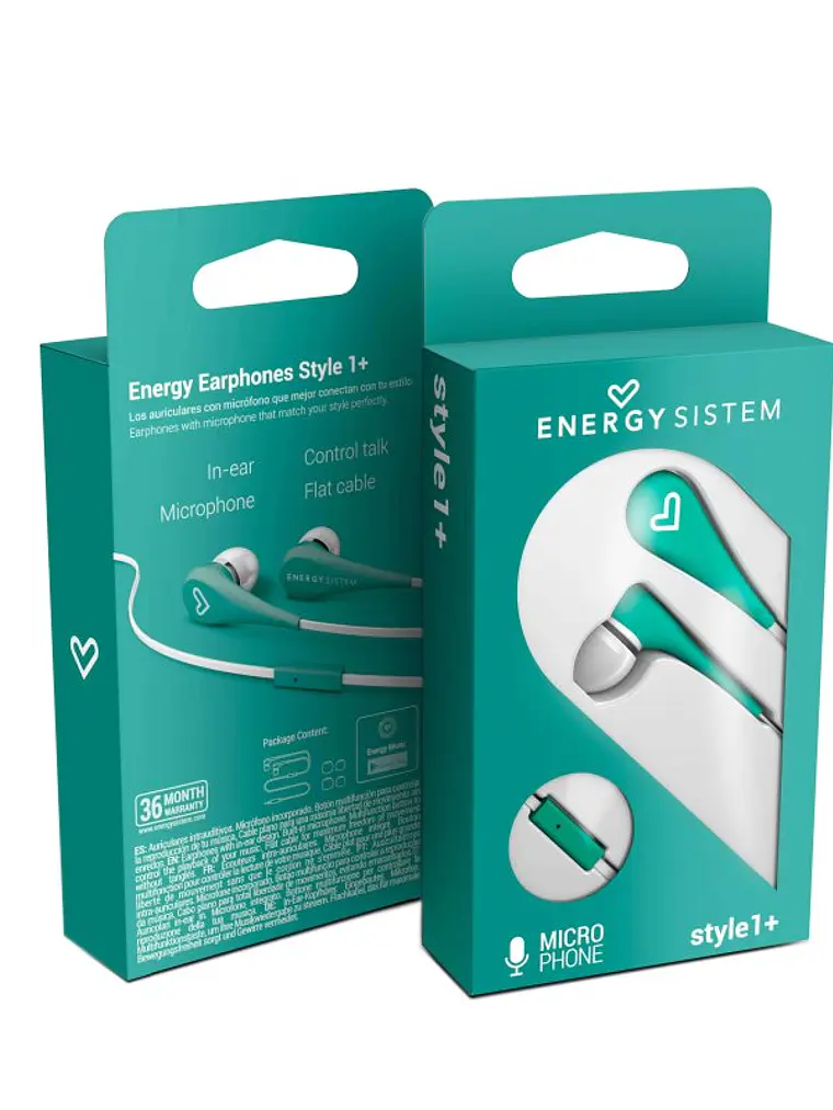 Energy Sistem Auricular Intrauditivo Style 1 Menta 2