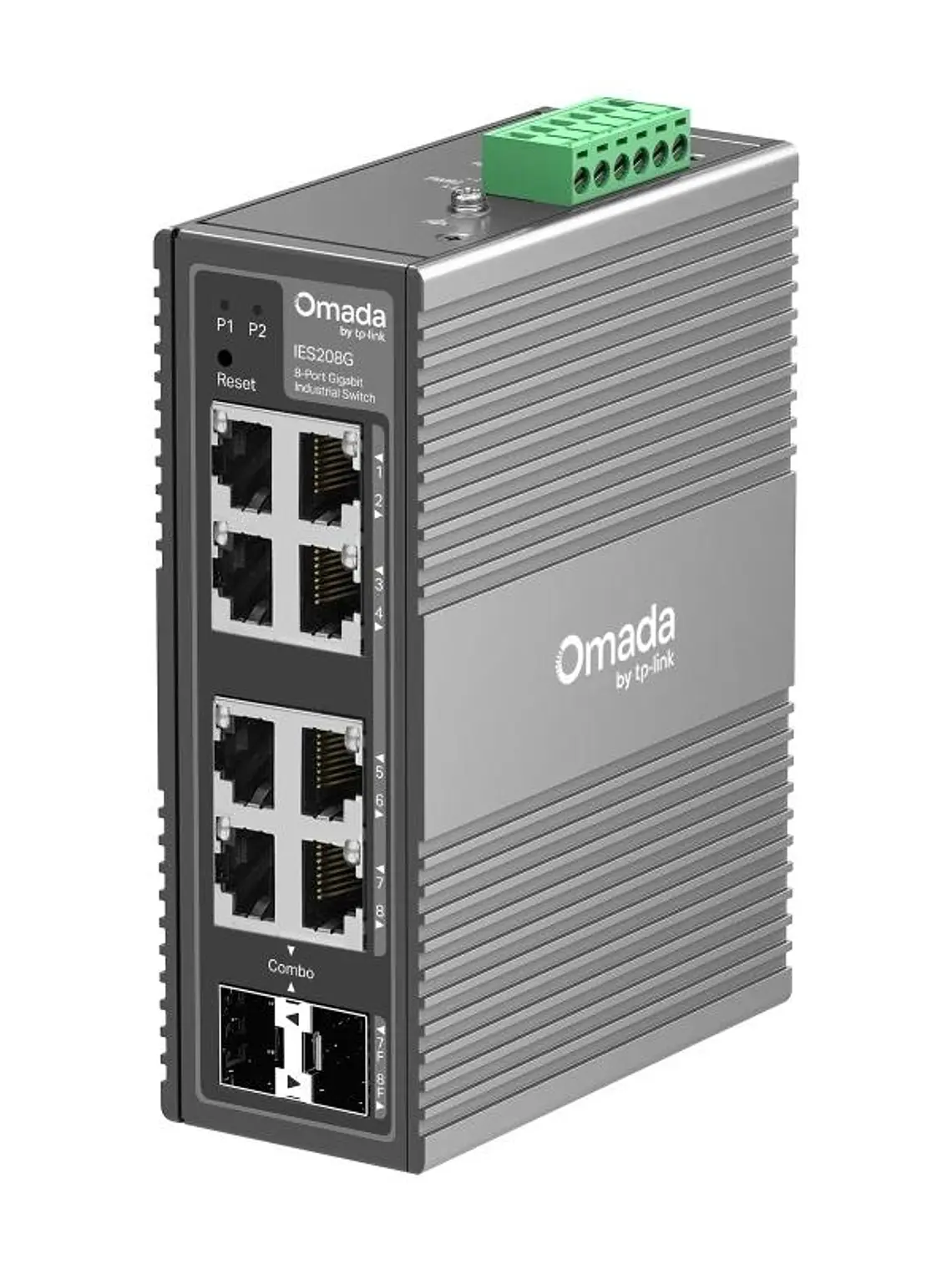 TP-Link IES208G Switch Industrial 6xG 1xSFP 2xCom 1