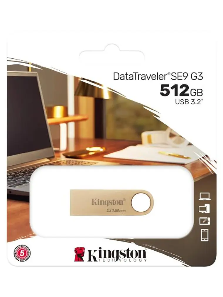 Kingston DataTraveler SE9 G3 512GB USB 3.2 Gen1 3