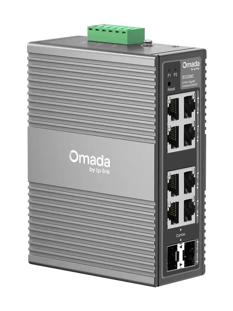 TP-Link IES208G Switch Industrial 6xG 1xSFP 2xCom 3