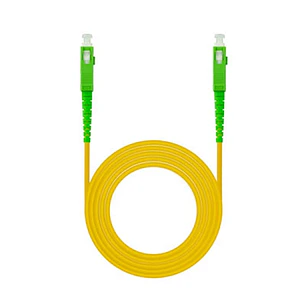 Nanocable Cable fibra SC/APC LSZH Amarillo 1m