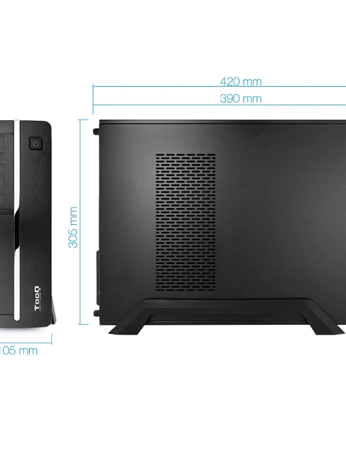 Tooq Caja Micro ATX/ITX TQC-3005U3 500W USB3.0 4