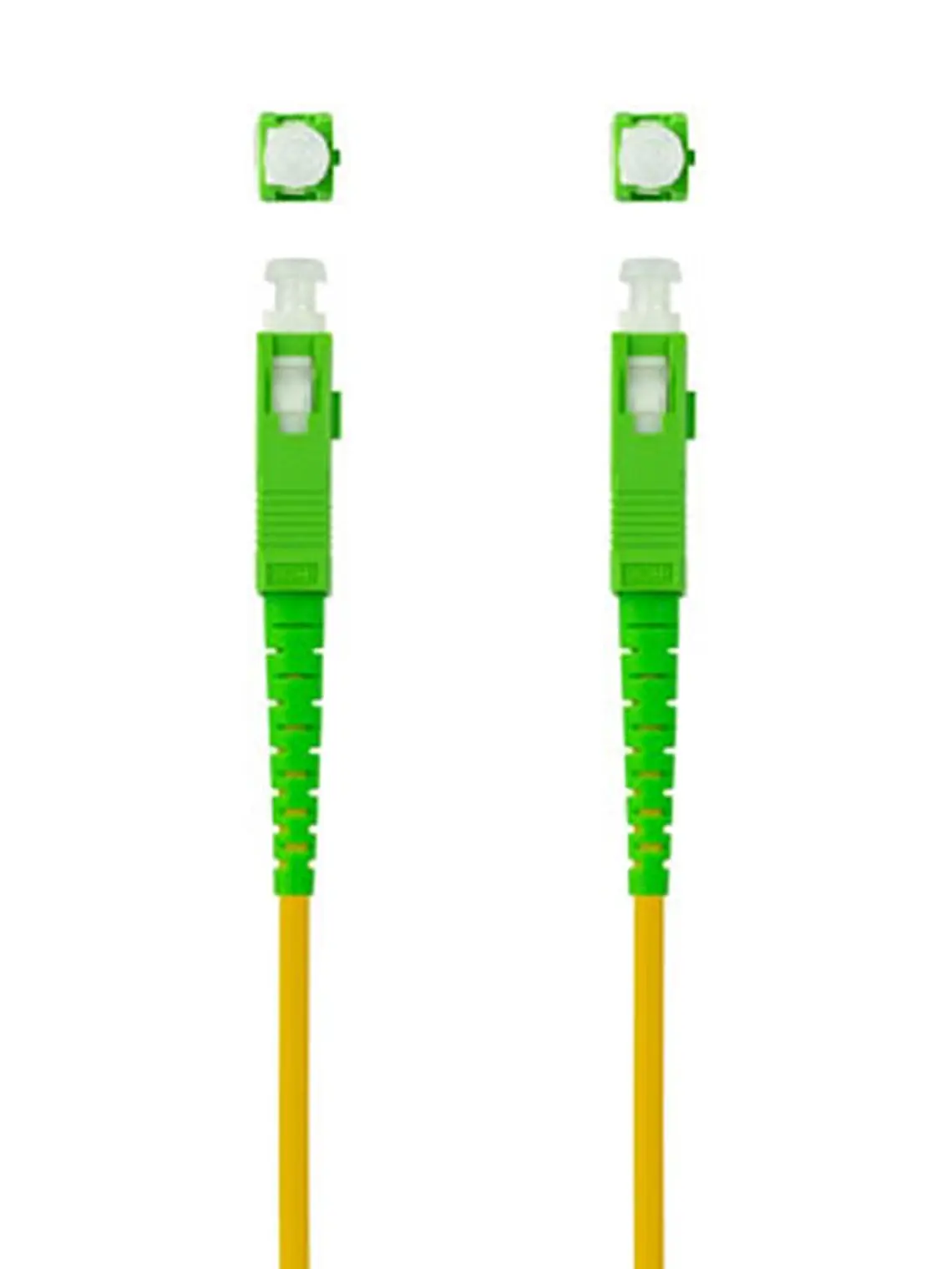 Nanocable Cable fibra SC/APC LSZH Amarillo 5m 3