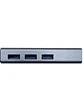 Aisens Conversor USB 3.0 Ethernet + 3 usb3.0 gris - Miniatura 2