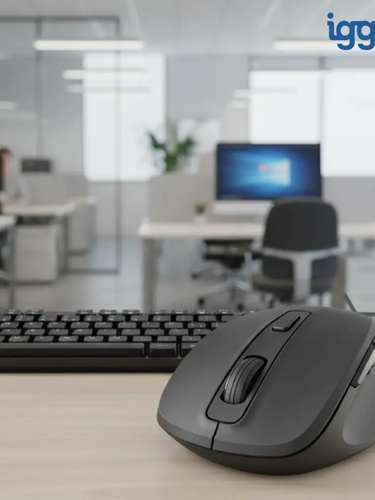 iggual Ratón inalámbrico ERGO-SILENT-6D 1600DPI 1