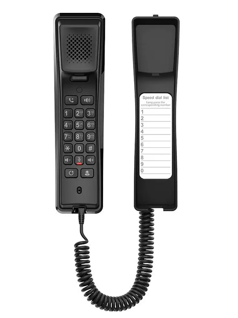 Fanvil H2U-B Teléfono IP Hotel, 2 Líneas SIP, PoE 1
