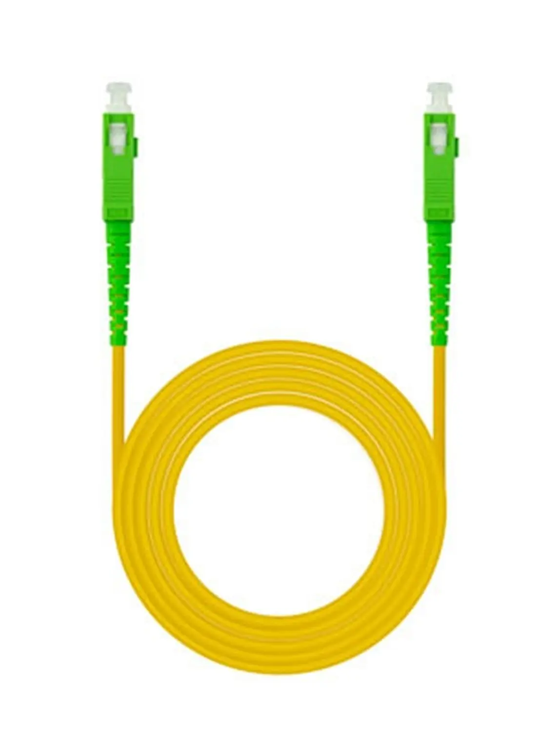 Nanocable Cable fibra SC/APC LSZH Amarillo 15m 1