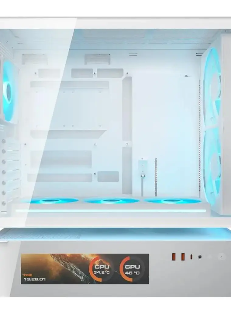 Cougar Caja Semitorre CFV235 Mesh Vision White 2