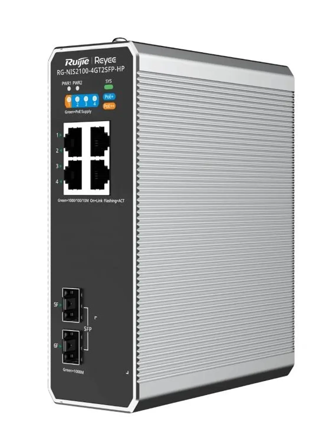 Reyee 4-Port RJ45 Gigabit and 2-Port SFP Cloud Man 1