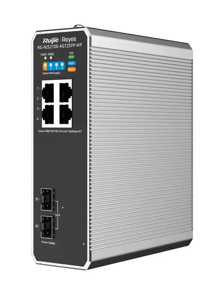 Reyee 4-Port RJ45 Gigabit and 2-Port SFP Cloud Man 1