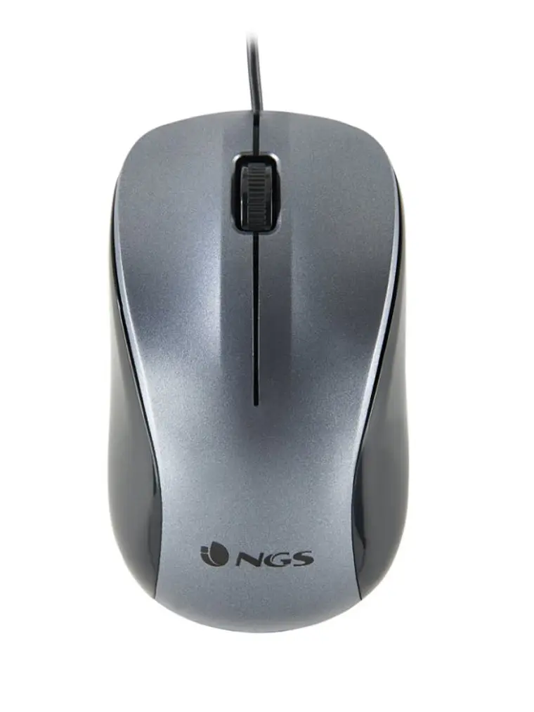 NGS Ratón Óptico WIRED GRAY 1