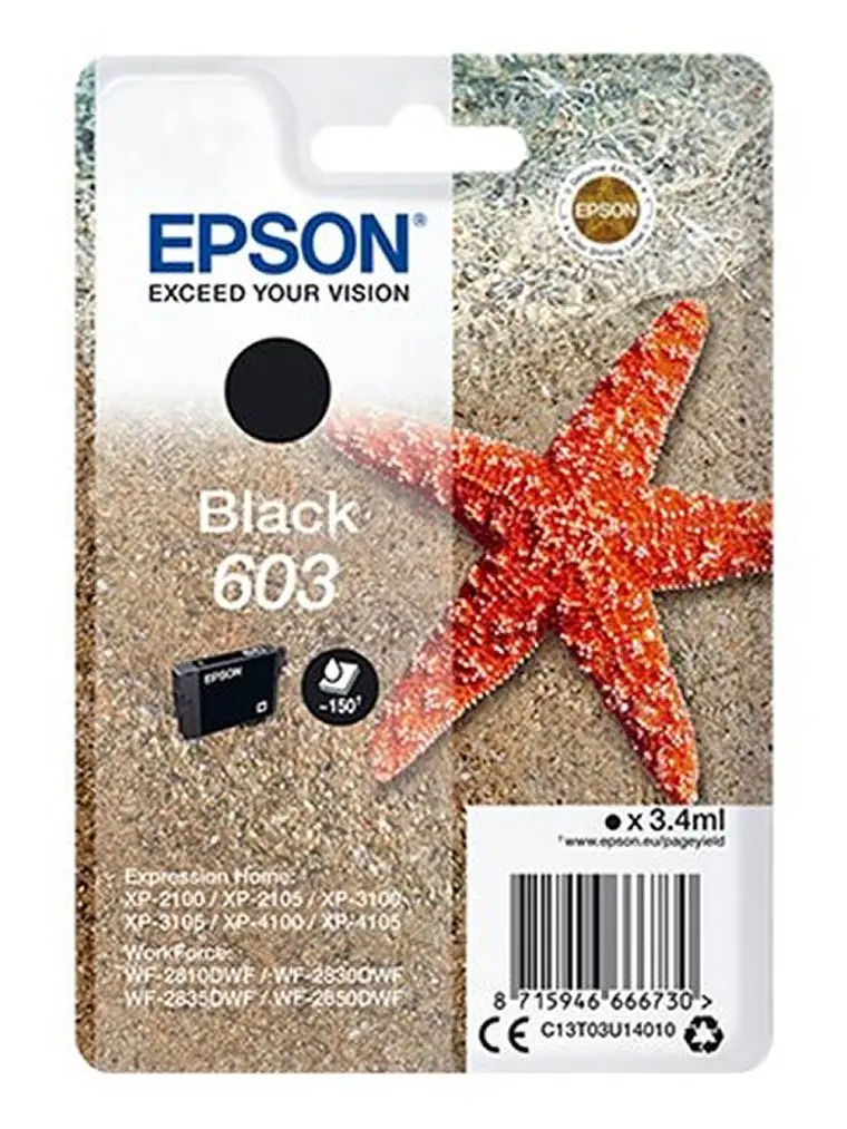 Epson Cartucho 603 Negro 1