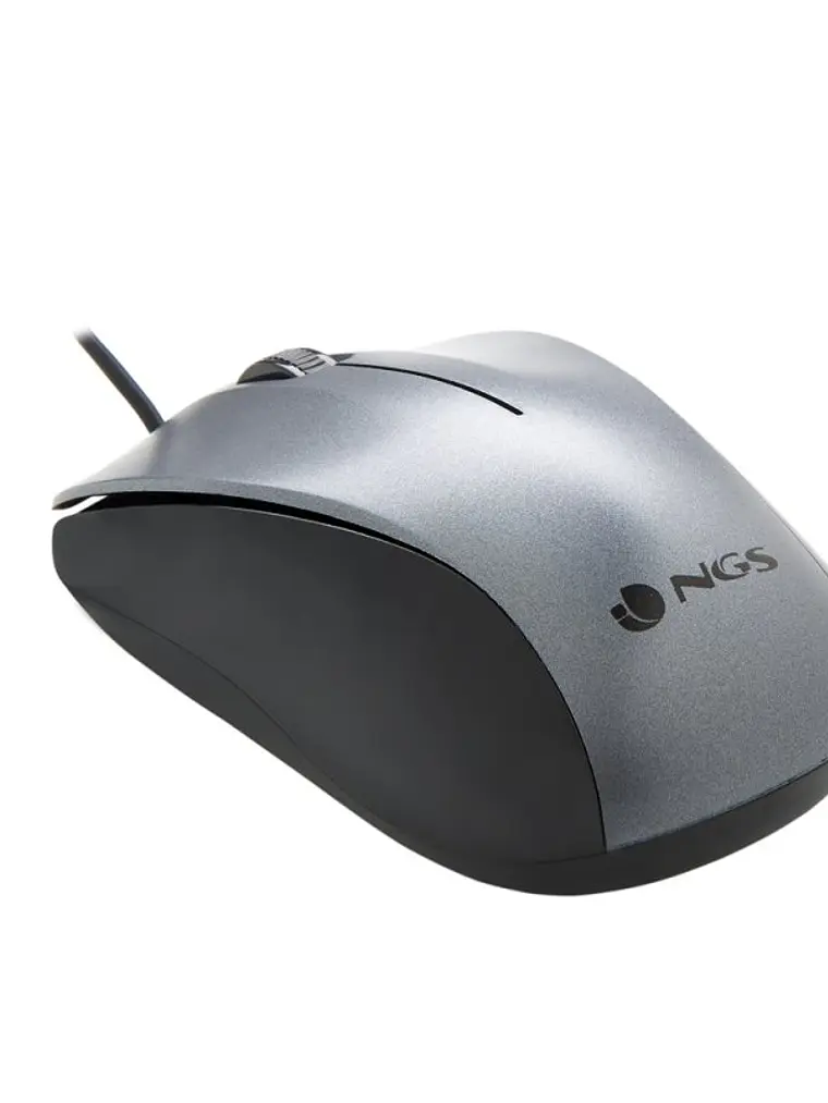 NGS Ratón Óptico WIRED GRAY 2