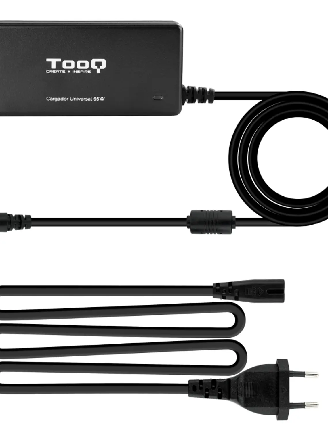 Tooq Cargador portátil 65W 8 Conectores 2