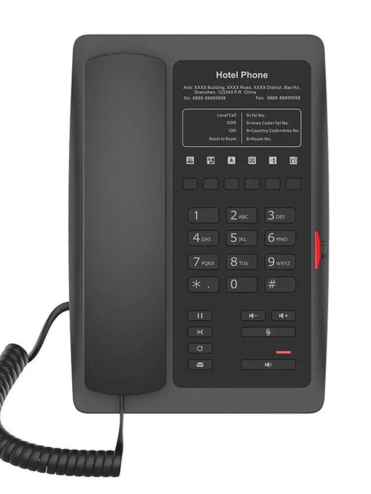 Fanvil H3W-B PoE 2 SIP Lines 6 customized keys 1