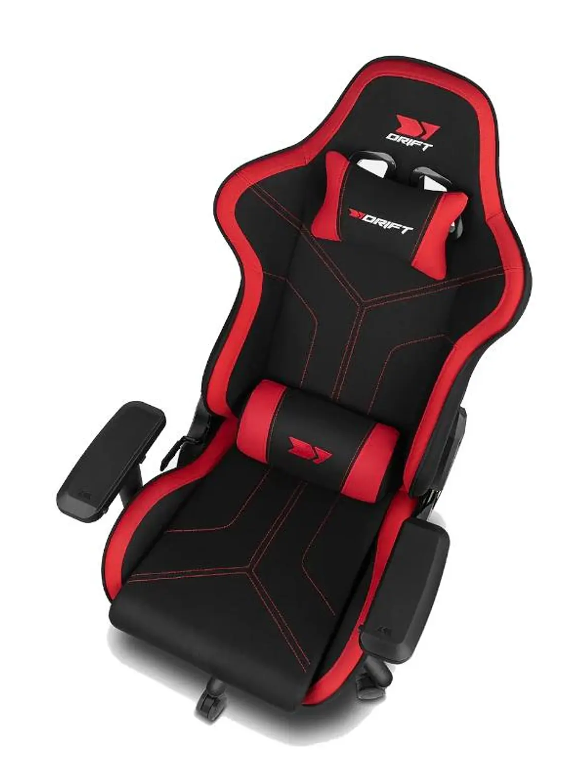 DRIFT Silla Gaming DR110 Negra/Rojo 2