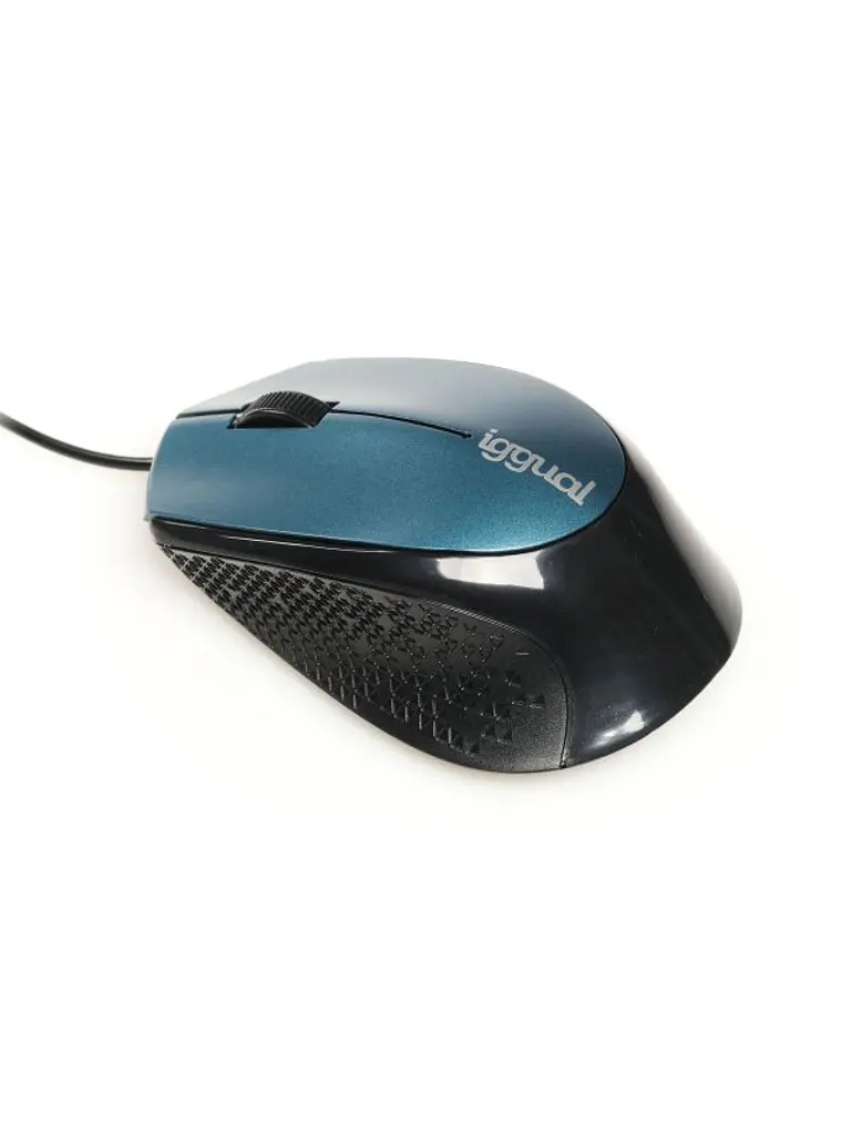 iggual Ratón óptico COM-ERGONOMIC-R-800DPI azul 3