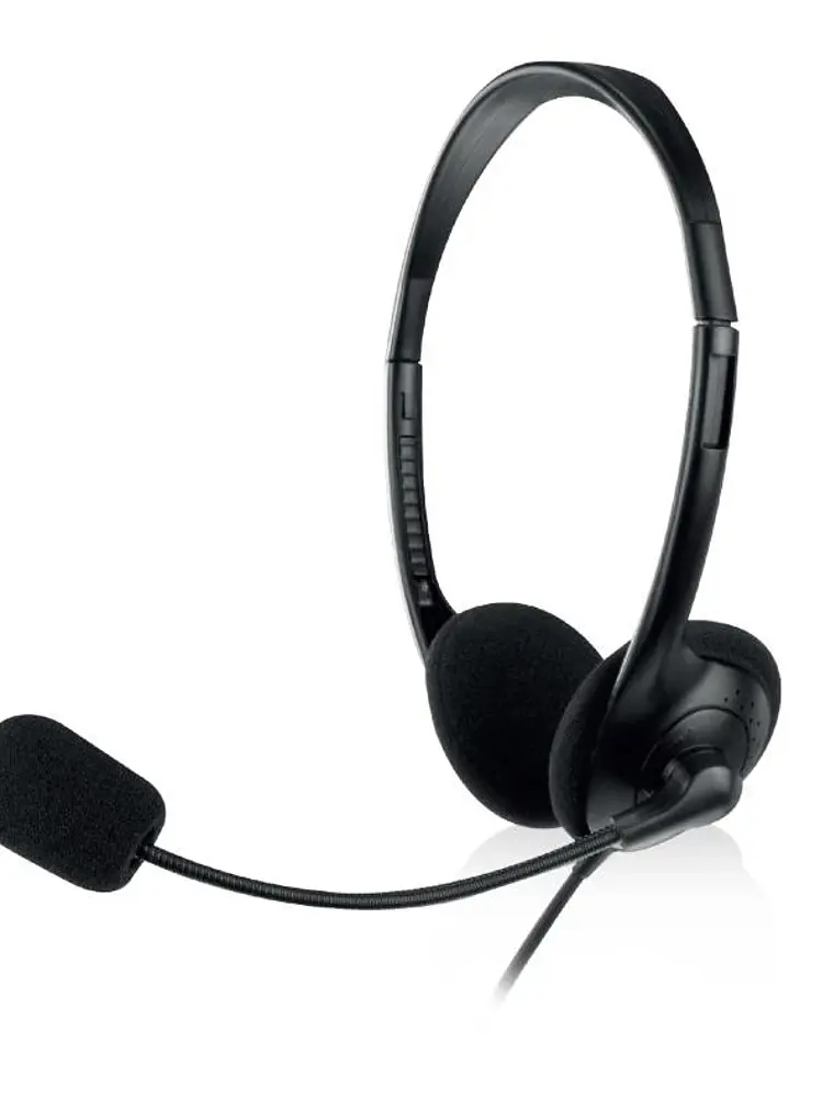 EWENT EW3568 Auricular USB+micrófono cable  2,1m 1