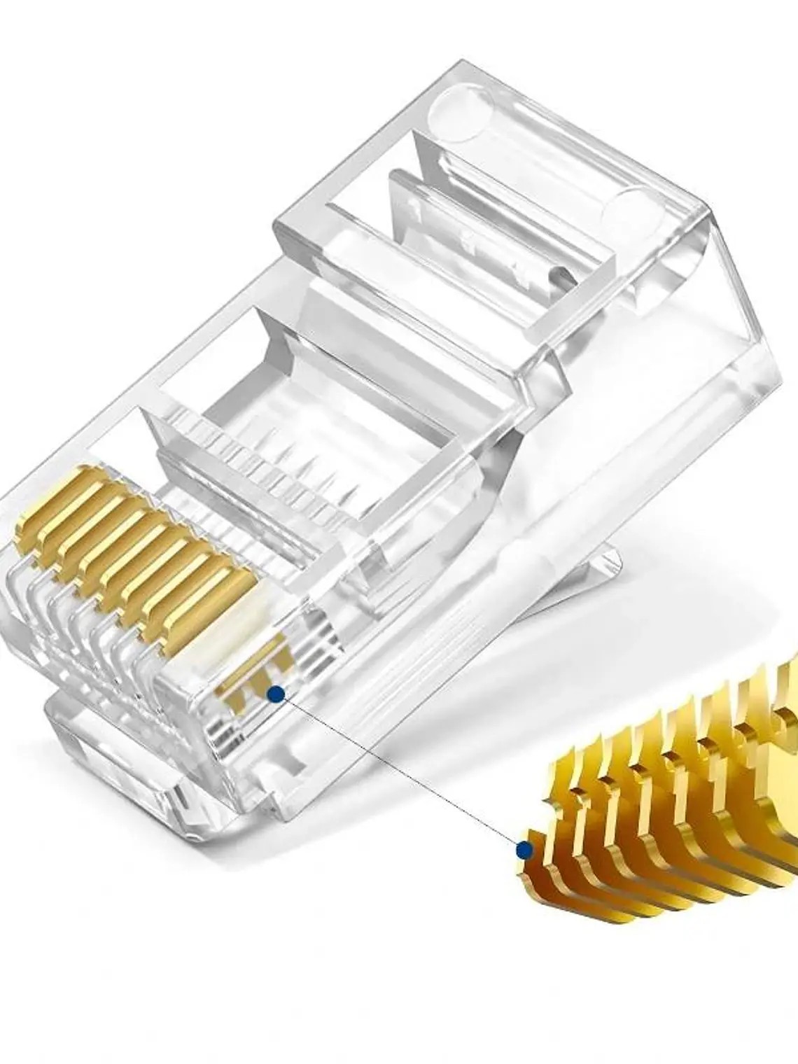 Ewent Conector Modular CAT 6 U/UTP, 100pcs 3