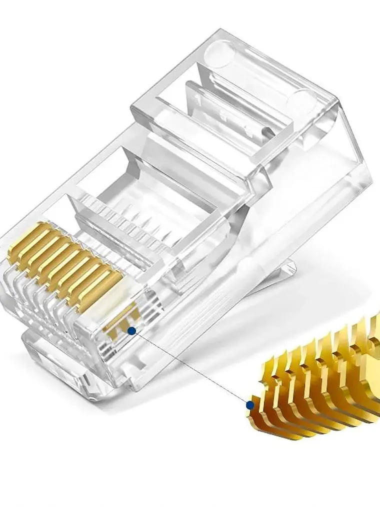 Ewent Conector Modular CAT 6 U/UTP, 100pcs 3