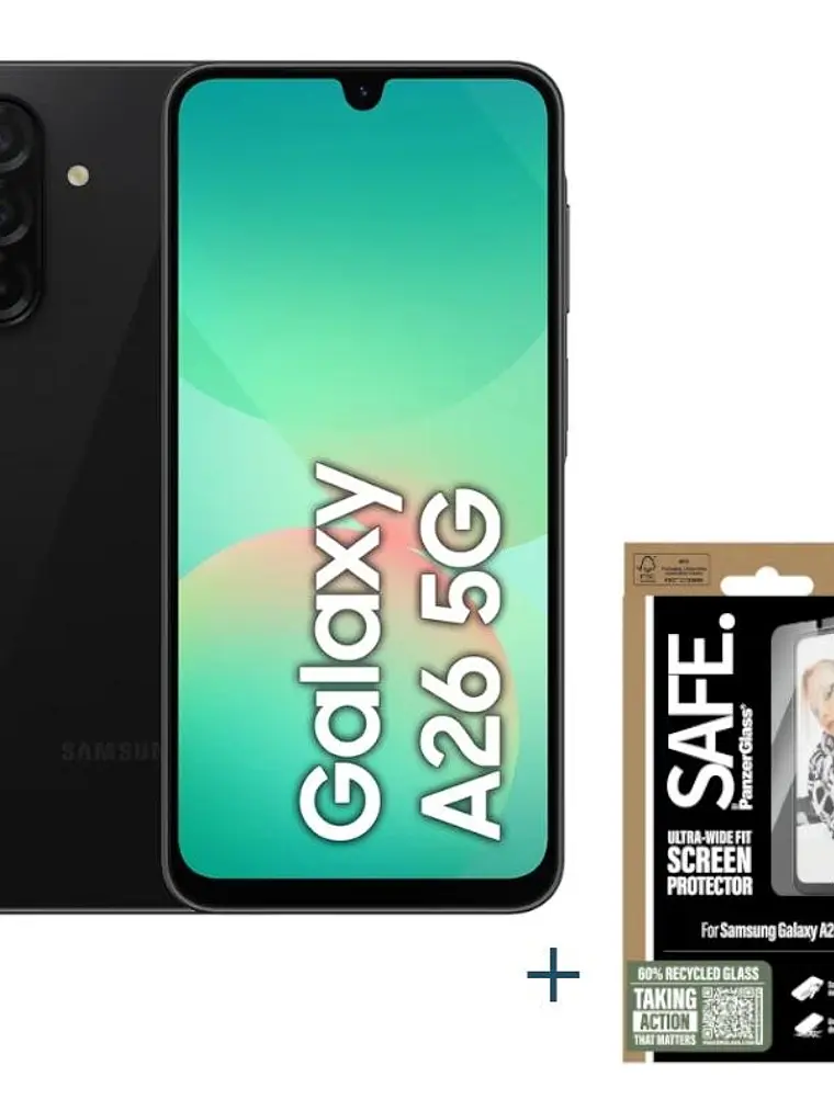 Samsung Galaxy A26 256GB 8GB Black+ protector SAFE 1