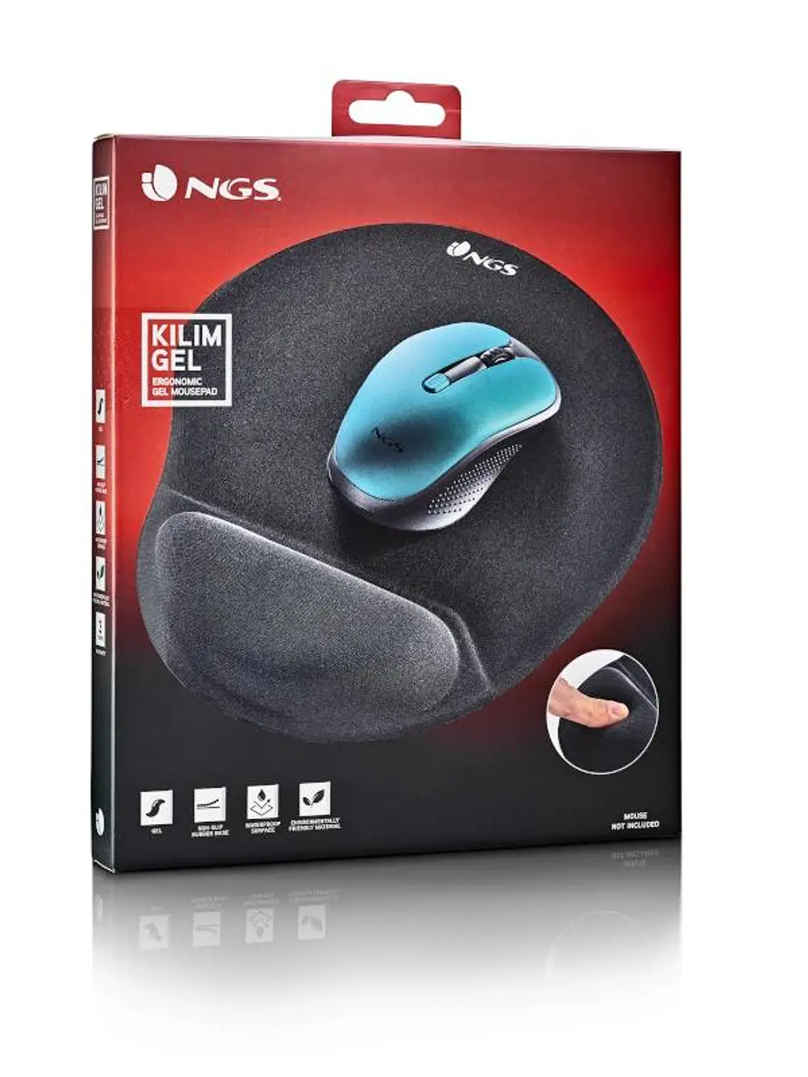 NGS Alfombrilla Ergonomica Gel con soporte 2