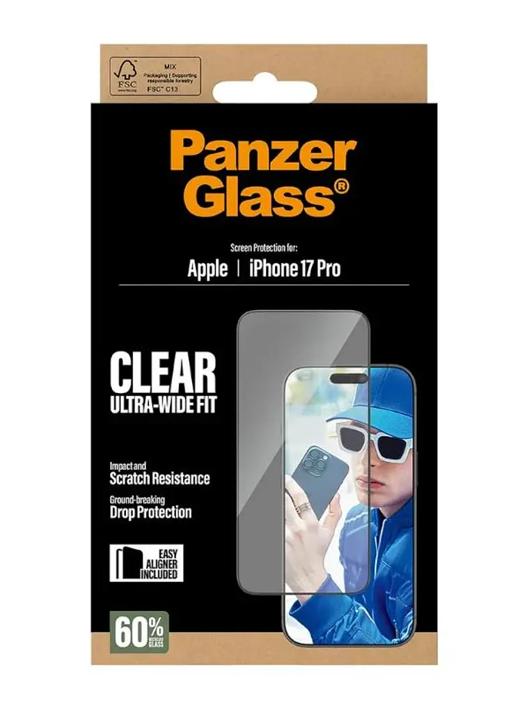 PanzerGlass Screen Protector iPhone 17 Pro 4