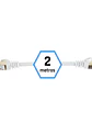 iggual Latiguillo CAT7 SFTP LSZH 2 metros blanco - Miniatura 1
