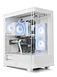 NOX Semitorre HUMMER ETHER  Cristal Curvo Blanco - Miniatura 1