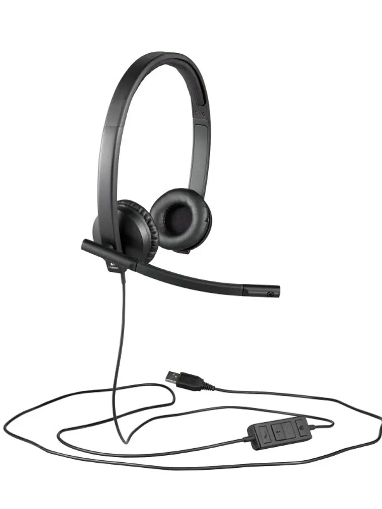 Logitech Auricular STEREO H570e USB 4