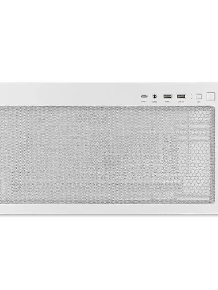 NOX Semitorre HUMMER ETHER  Cristal Curvo Blanco 4