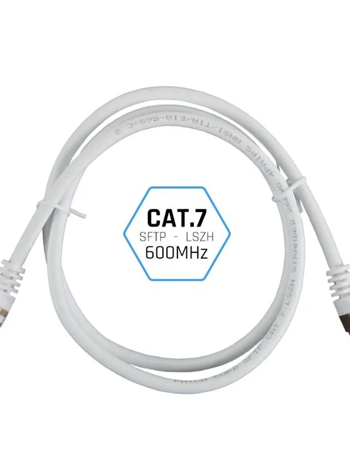 iggual Latiguillo CAT7 SFTP LSZH 10 metros blanco 2