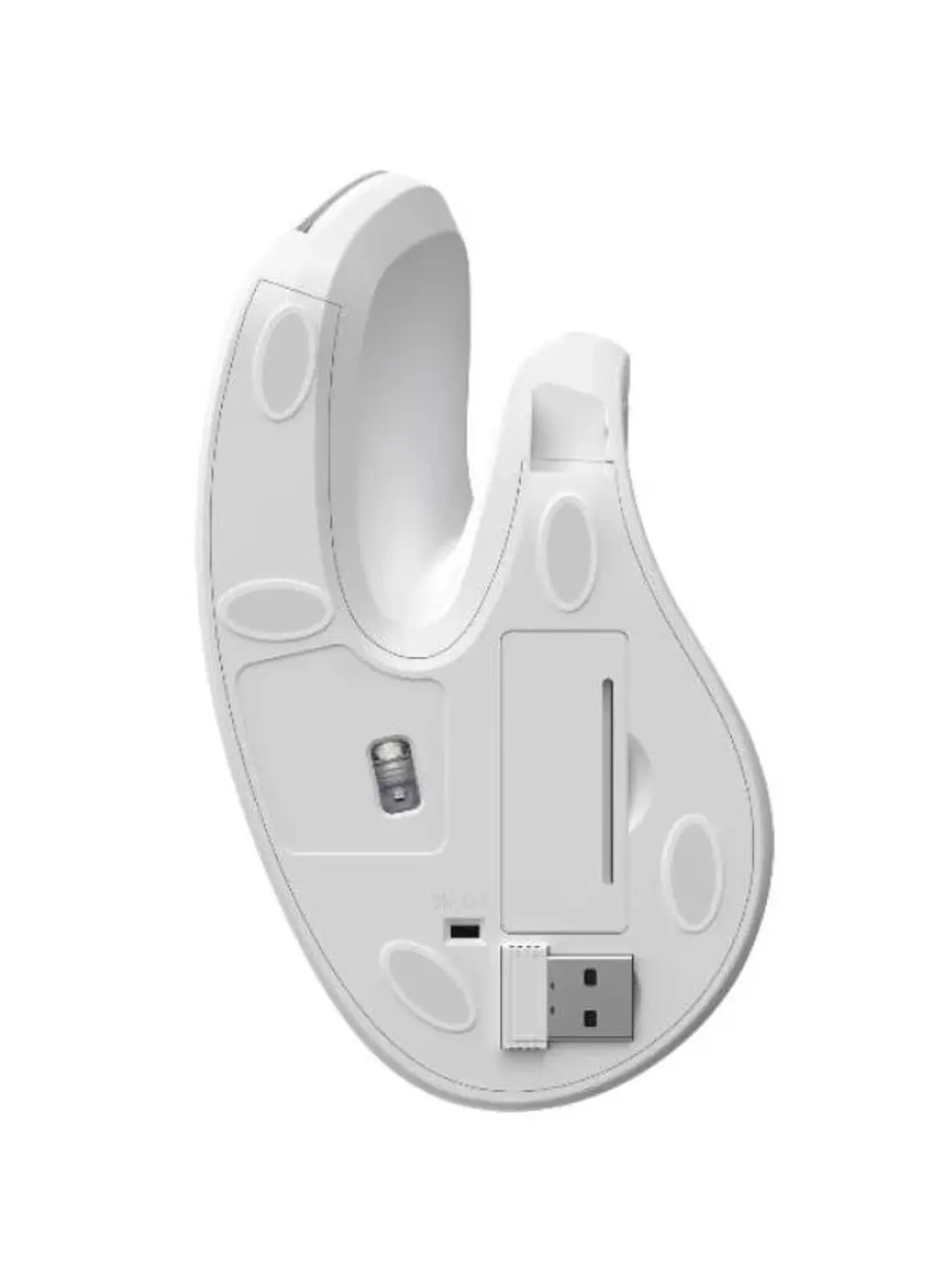 Nilox NXMOEV03 Ratón Vertical Wirelles Sil. Blanco 2
