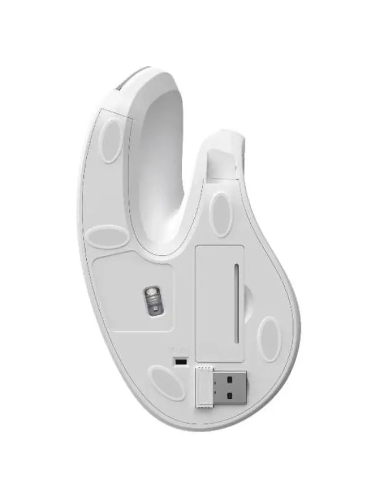 Nilox NXMOEV03 Ratón Vertical Wirelles Sil. Blanco 2