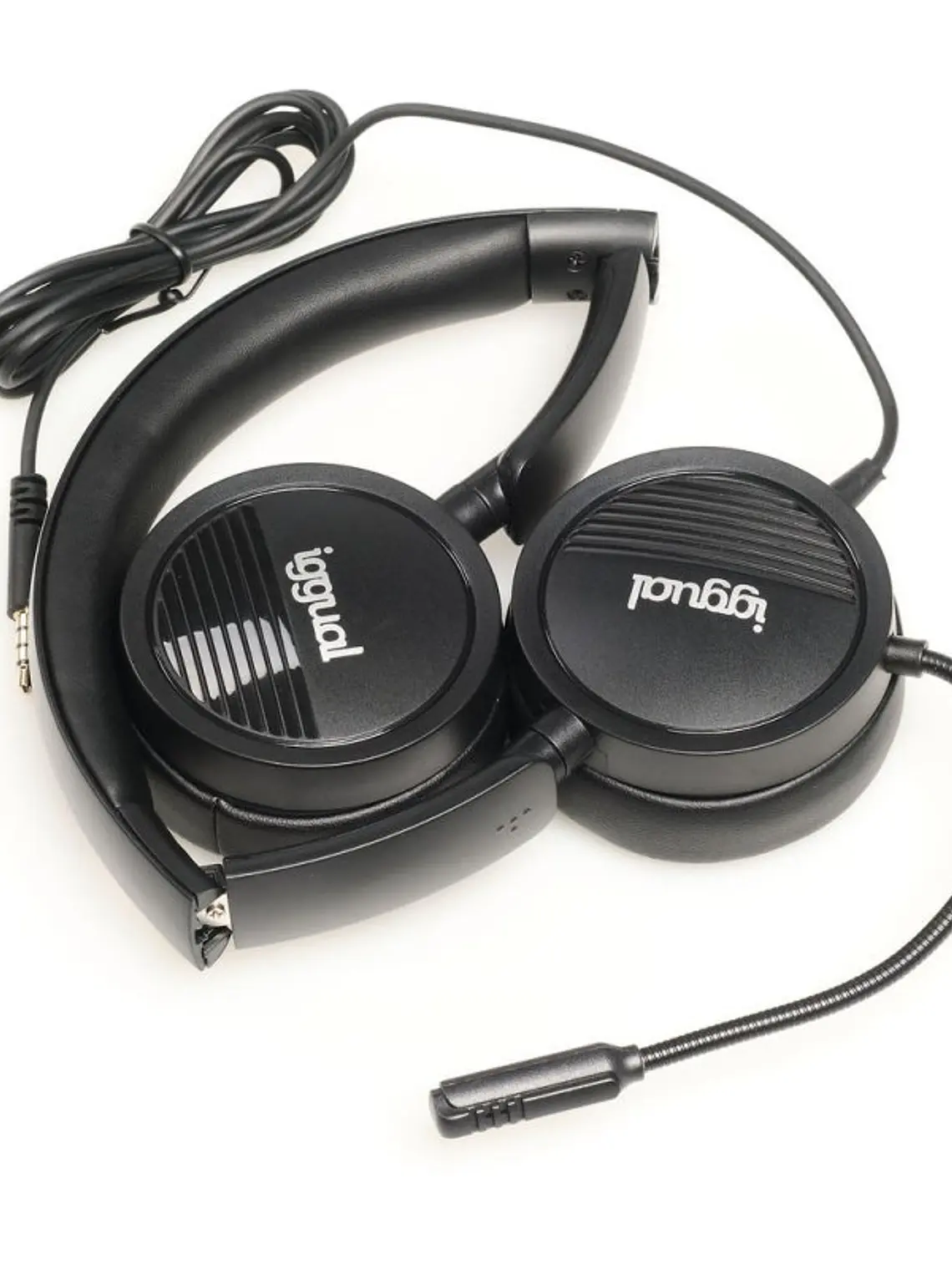 iggual Auriculares con micro Dual Tech USB/3,5 mm 2