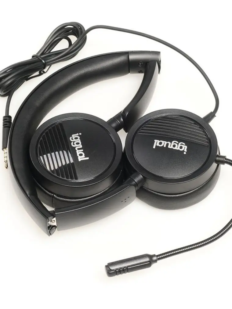 iggual Auriculares con micro Dual Tech USB/3,5 mm 2