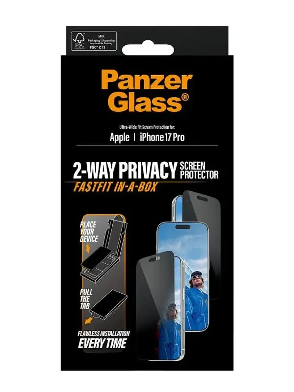 PanzerGlass Privacy Protector iPhone 17 Pro 1