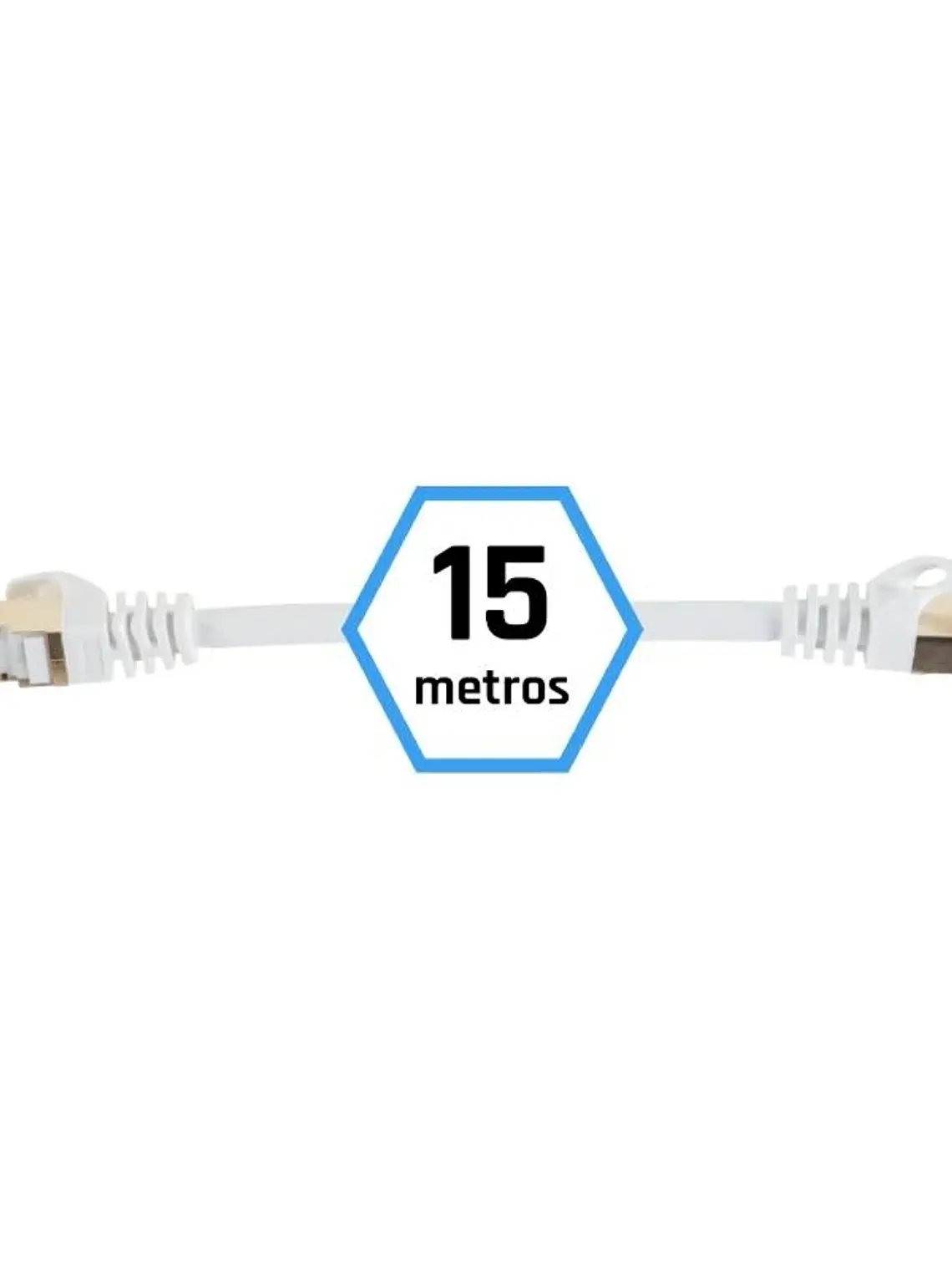 iggual Latiguillo CAT7 SFTP LSZH 15 metros blanco 1