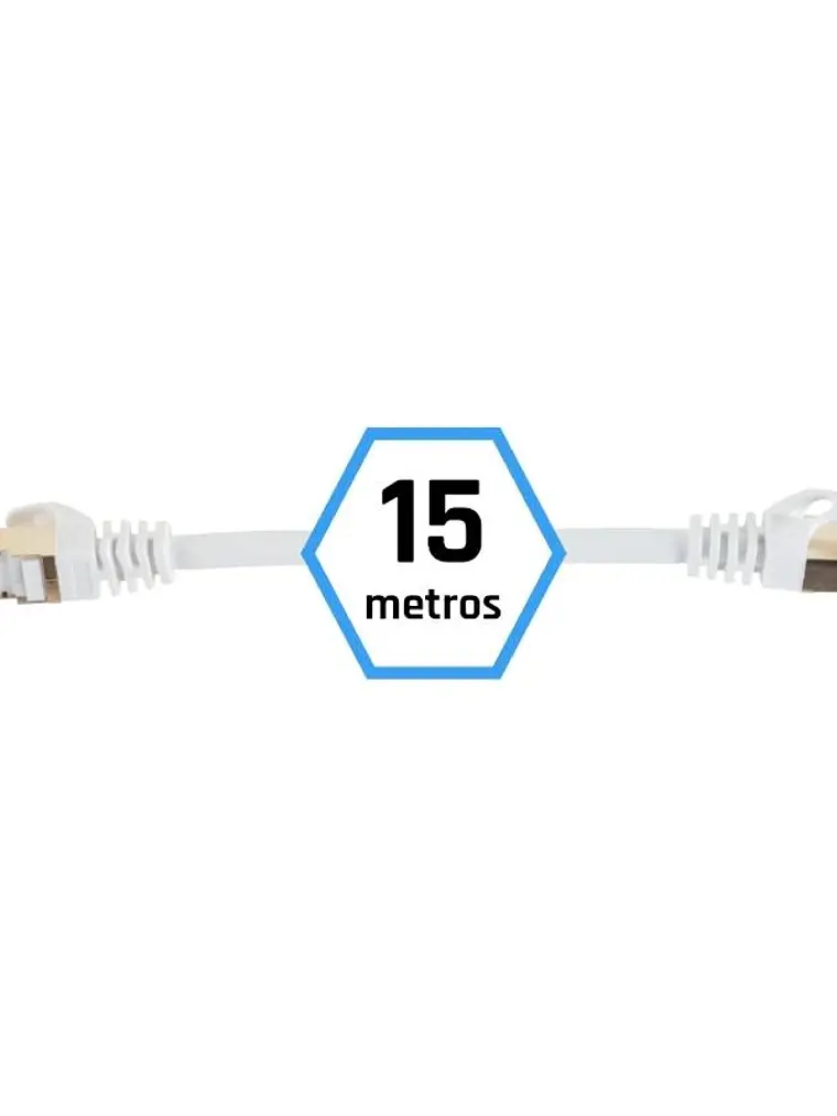 iggual Latiguillo CAT7 SFTP LSZH 15 metros blanco 1