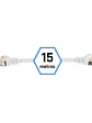 iggual Latiguillo CAT7 SFTP LSZH 15 metros blanco - Miniatura 1