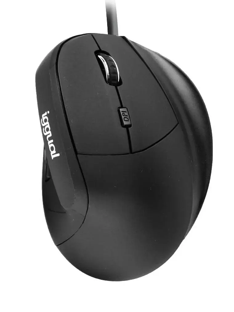 iggual Ratón ergonómico vertical USB ERGO-V 2