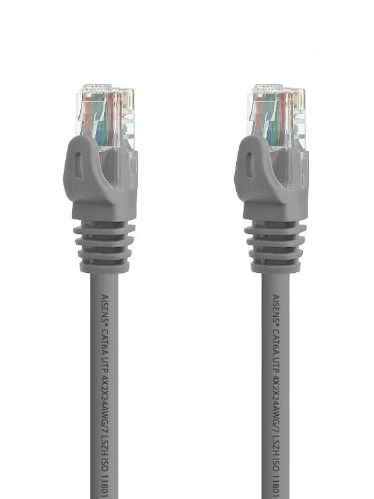 Aisens Latiguillo Rj45 Cat.6A Utp Gris 0.5M 2