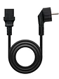 Nanocable Cable Alimentación CPU CEE7-M-C13-H 2M - Miniatura 1