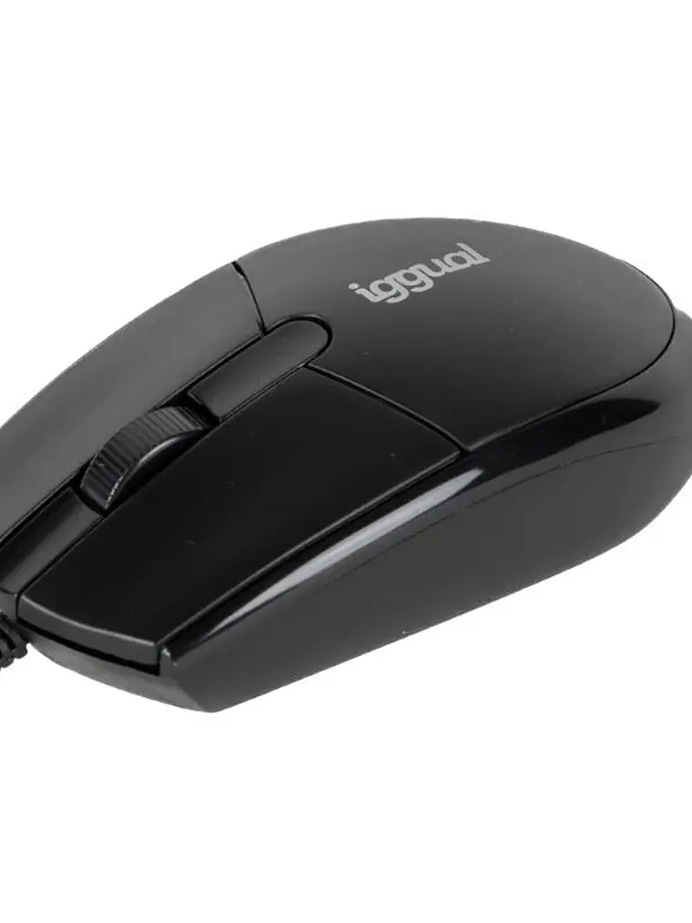 iggual Ratón óptico COM-BASIC3-800DPI negro 2