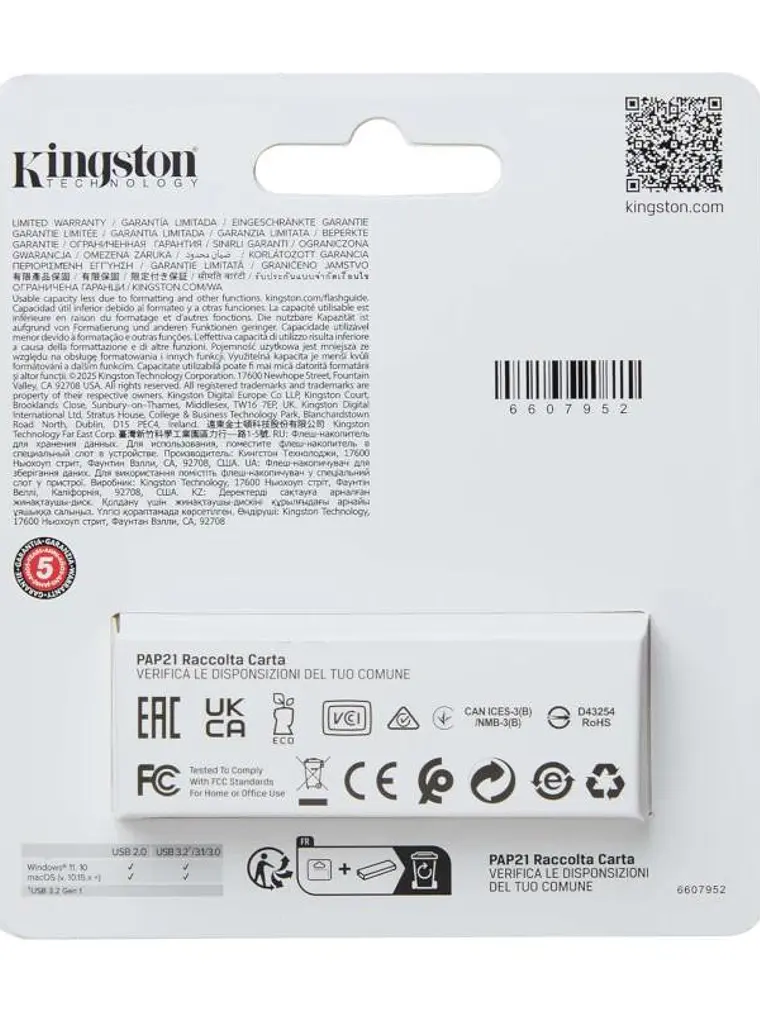 Kingston DataTraveler Exodia S 128GB USB 3.2 Gen 1 4