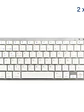 iggual Teclado Bluetooth Slim TKL-BT plata 2 canal - Miniatura 1