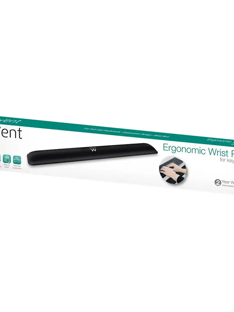 EWENT EW3180 Reposa Muñecas Ergonómico Negro 2